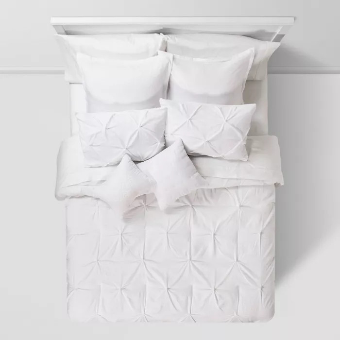 8pc Montvale Pinch Pleat Comforter Set - Threshold™ | Target