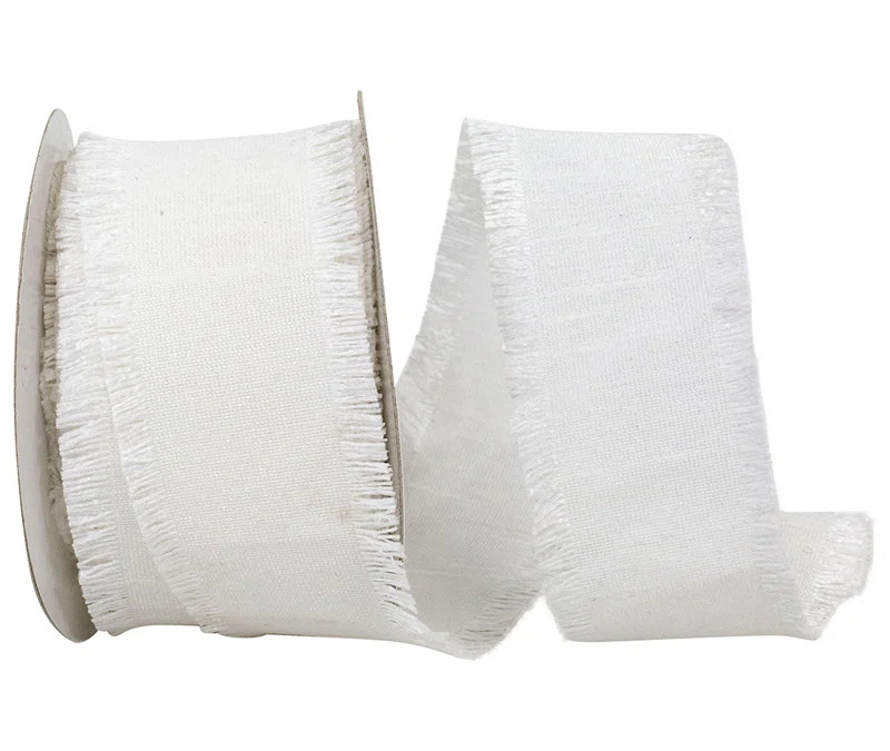 1-1/2"x10yd Dupioni Silk Fringe Ribbon | Wayfair North America