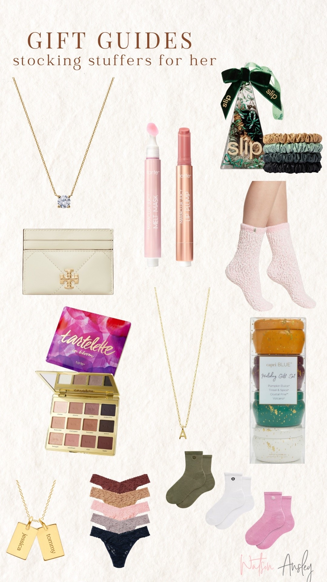 Shop gifts & stocking stuffers for the women in your life here!
I’ve linked up some of my faves!

Womens | stocking | stuffers | candles | lip gloss | lipstick | wallet | card holder | necklaces | tiny tags | electric picks | socks | alo yoga | Lululemon | hair ties | slip | silk | beauty | accessories | hanky panky | thing | panties | Christmas | gift guides 



#LTKHoliday #LTKGiftGuide #LTKBeauty