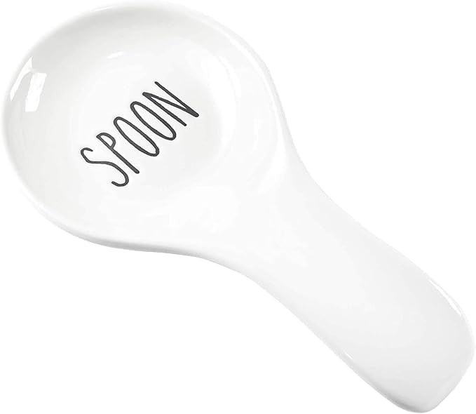 VILIGHT Ceramic Spoon Holder for Stove Top - Farmhouse Kitchen Accessories Decor - Spoon Rest for... | Amazon (US)