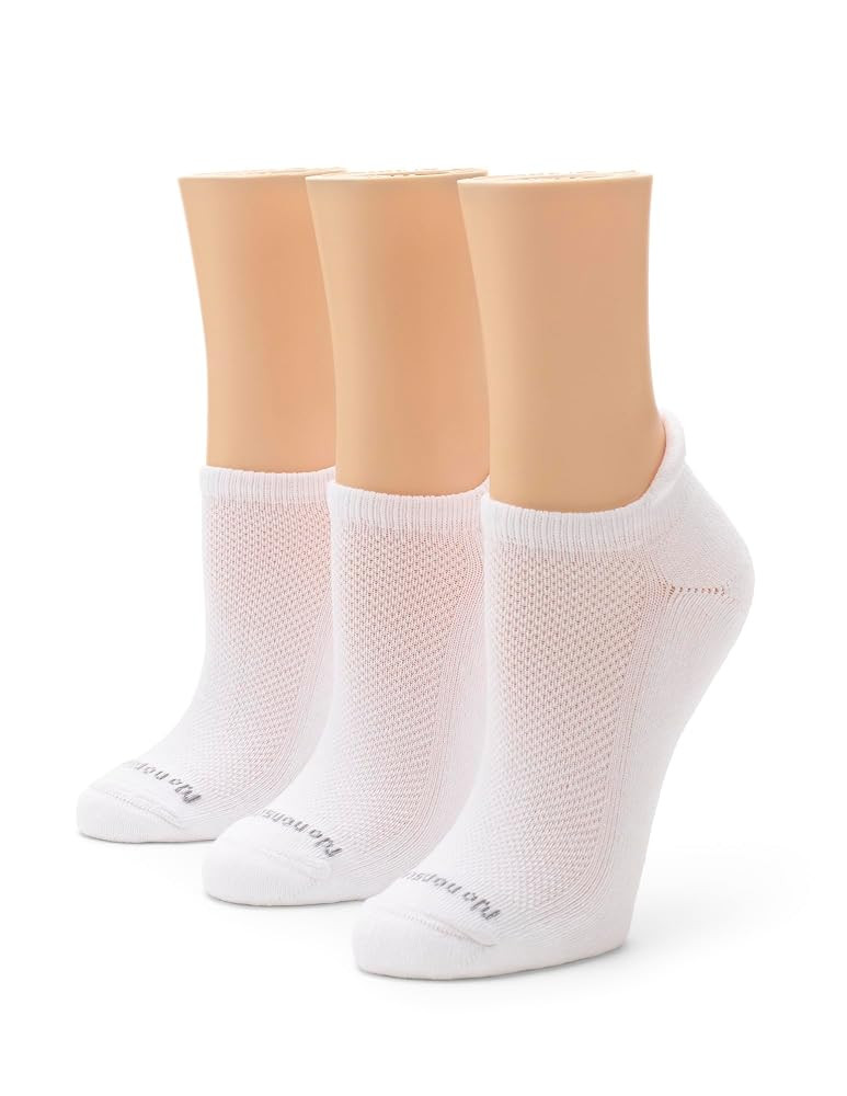 No Nonsense Women's Soft & Breathable Cushioned No Show Liner with Ventilation | Amazon (US)