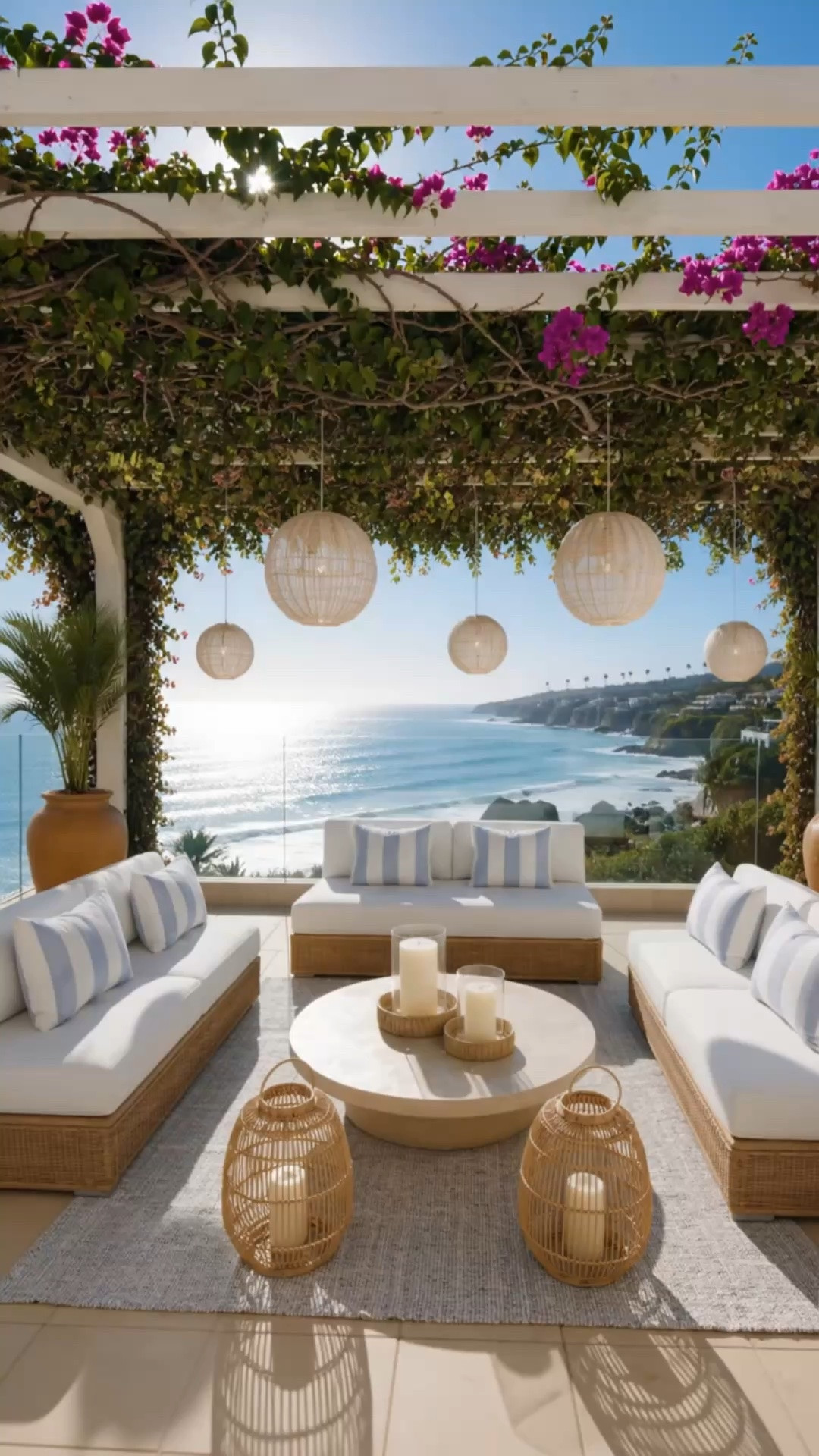 Lounge by the sea. 🌊

Imagine spending an afternoon beneath a breezy pergola, with the ocean stretching beyond the lounge. Layered outdoor seating creates a relaxed yet polished place to unwind, while woven rattan pendants bring warmth, texture, and effortless coastal sophistication to the setting.

It’s the kind of outdoor space made for morning coffee, afternoon lounging, sunset cocktails, and gathering by the water — an easy coastal retreat to enjoy well beyond summer.

Serena & Lily’s Labor Day Sale is up to 40% off and ends today. Don’t miss the final opportunity to save on outdoor favorites.

#SerenaAndLily #SerenaAndLilyOutdoor #OutdoorEvent #OutdoorLiving #OutdoorLounge #LoungeByTheSea #CoastalLiving #CoastalChic #PergolaDesign #RattanPendant #OutdoorLighting #OutdoorFurniture #SummerLiving #SummerEntertaining #OceanView #SeasideStyle #LTKdayinmylife #LTKHome #LTKSaleAlert #LaborDaySale

#LTKdayinmylife #LTKHome #LTKSaleAlert