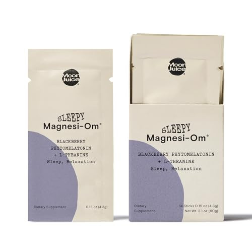 Moon Juice - Sleepy Magnesi-Om, BlackBerry - Sticks (14 Servings) - Sleep Fast & Deep - Plant Bas... | Amazon (US)