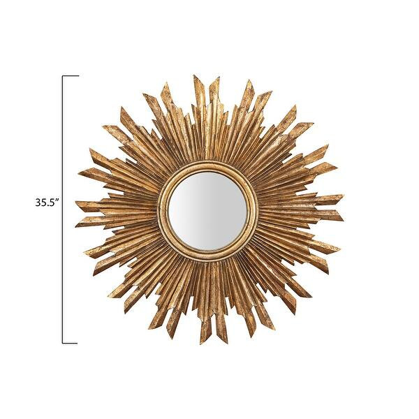 Gold Sunburst Mirror - Distressed Gold | Bed Bath & Beyond