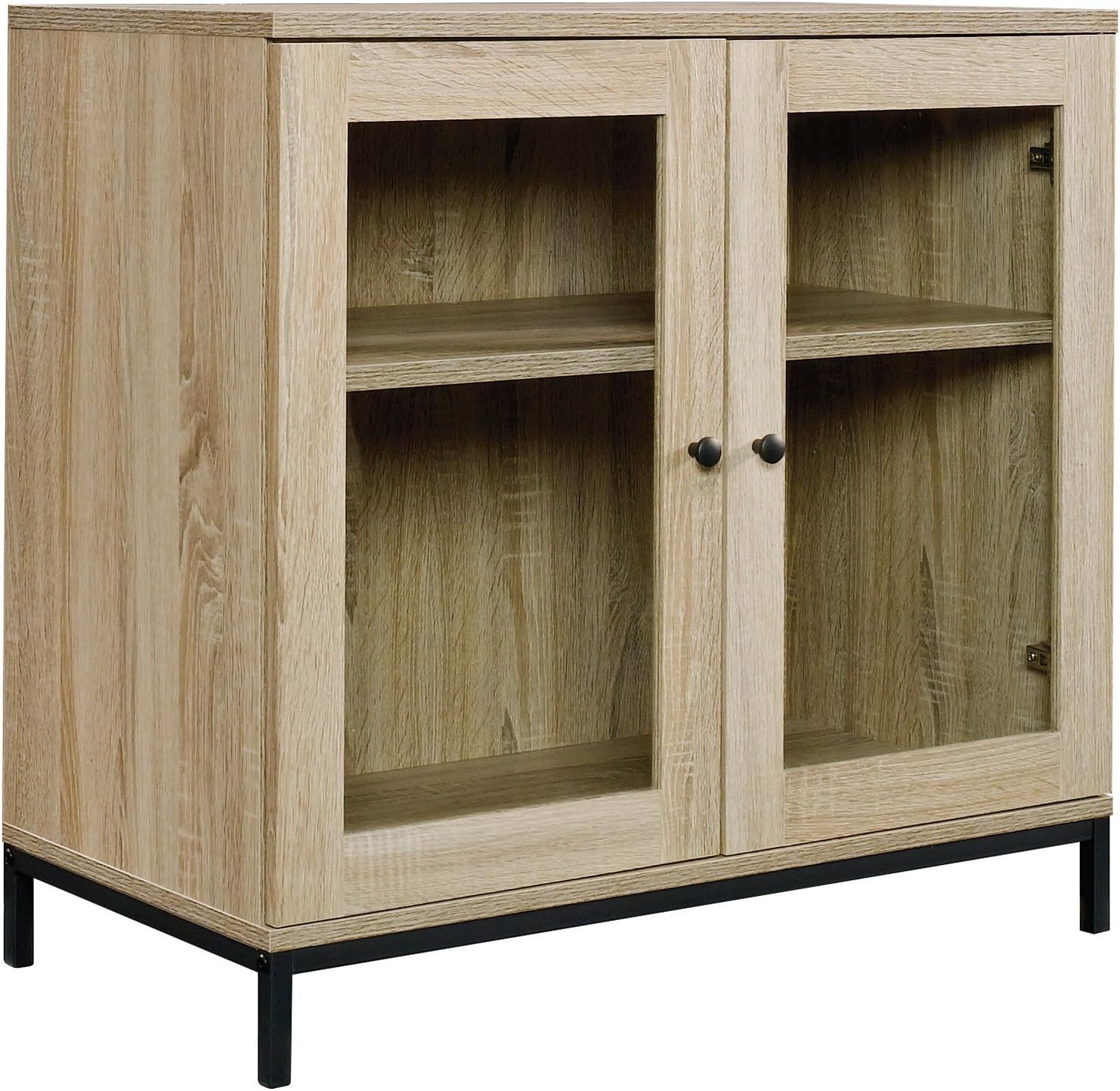 Sauder 420035 North Avenue Display Cabinet, For TVs up to 32", Charter Oak finish | Amazon (US)