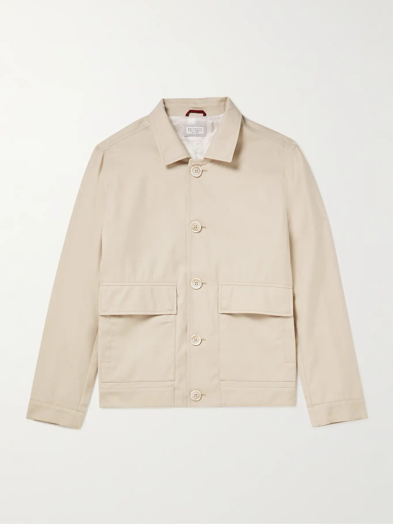 Cotton-Blend Gabardine Overshirt | Mr Porter (US & CA)