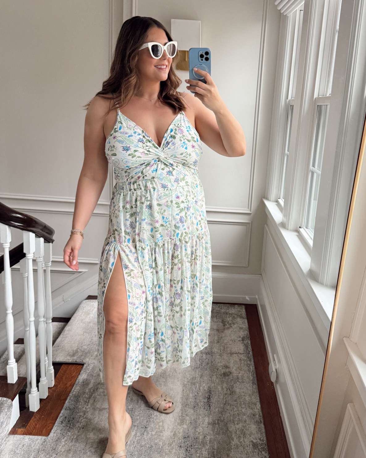 Wearing size XXL in swimsuit + matching sarong skirt

#LTKSeasonal #LTKMidsize #LTKSwim