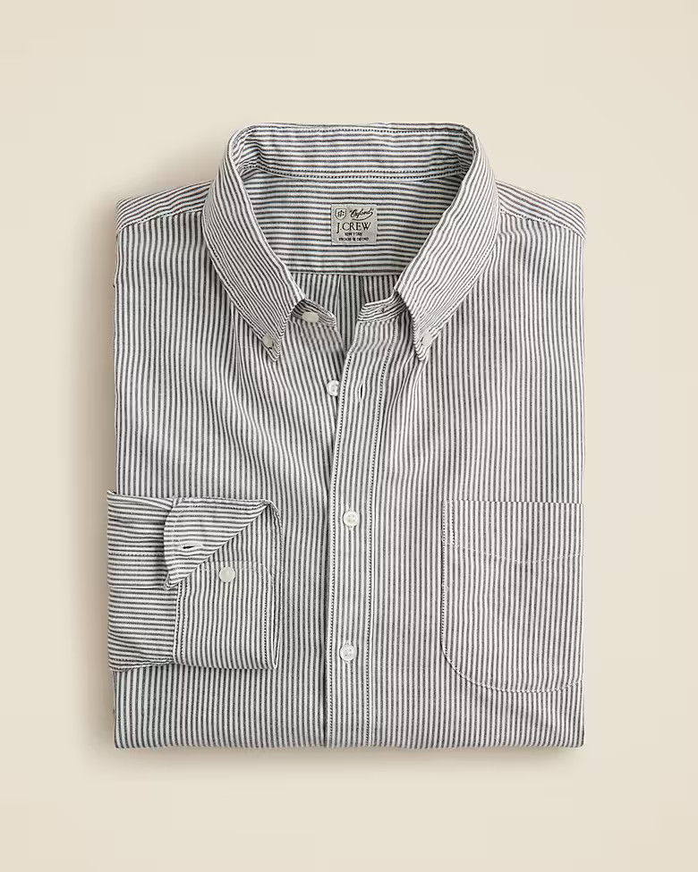 Broken-in organic cotton oxford shirt | J. Crew US
