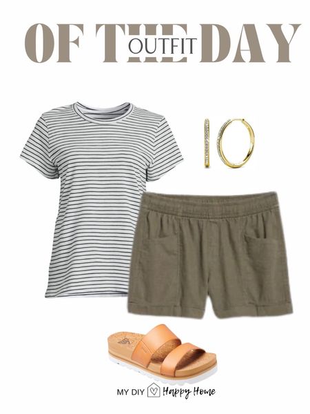 Todays OOTD

Stripe top less than $6
Linen shorts
Sandals 

#LTKover40 #LTKSeasonal #LTKshoecrush