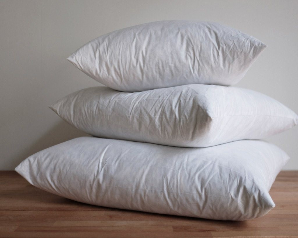 Feather Pillow Inserts, Small to Large | Coterie, Brooklyn