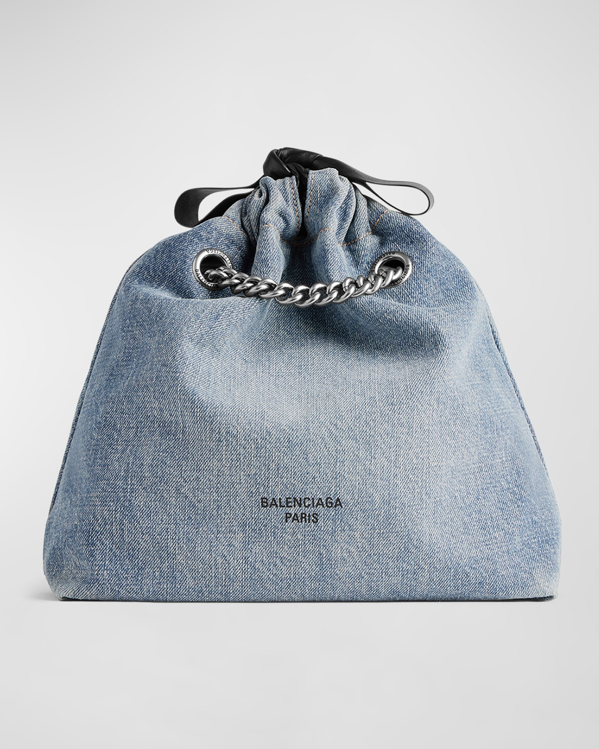 Crush Small Denim Tote Bag | Neiman Marcus
