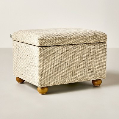 Upholstered Storage Ottoman - Hearth & Hand™ with Magnolia | Target