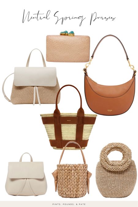 Neutral, natural material spring purses #springpurse #purses

#LTKitbag