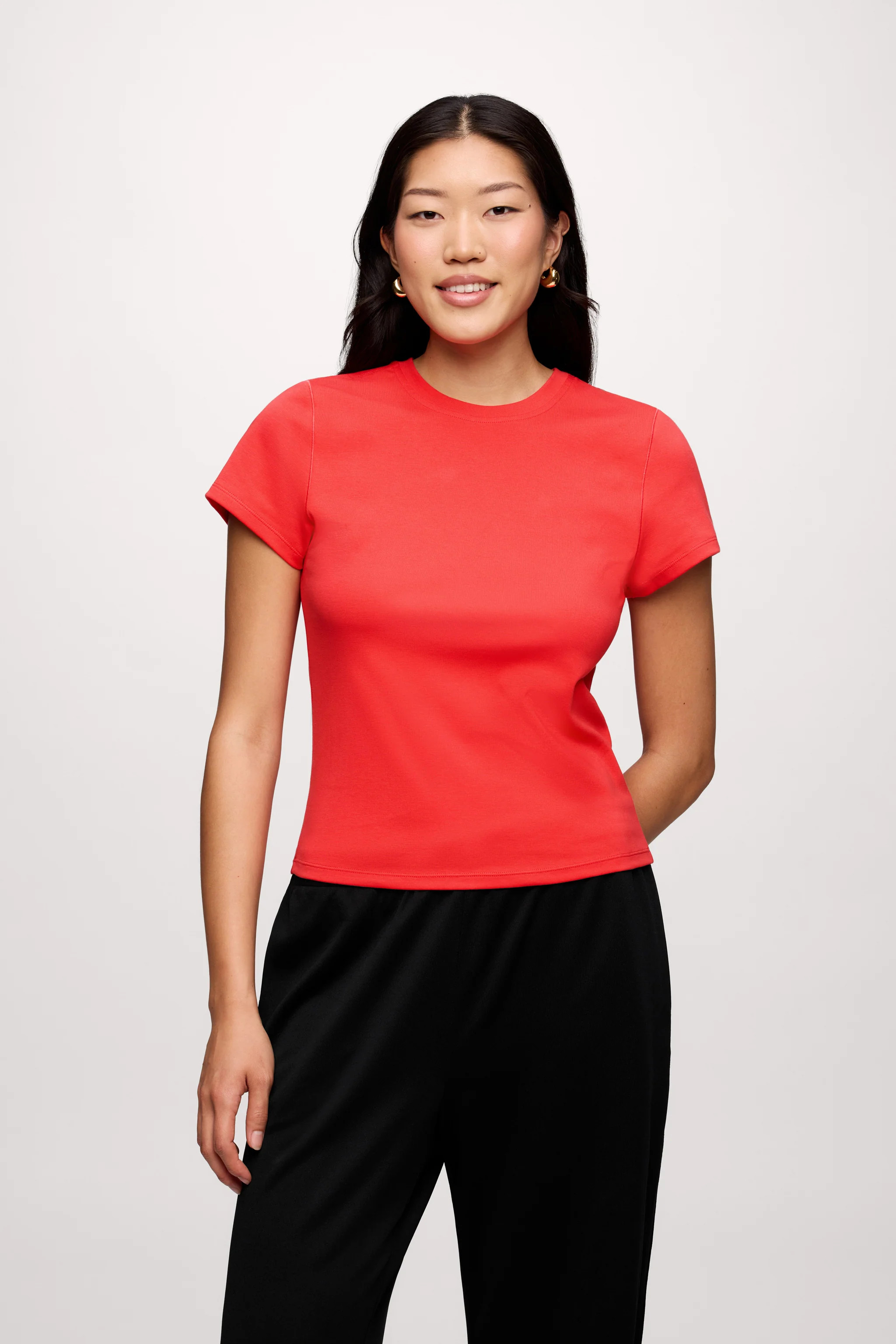 Shrunken Tee | Hibiscus | nuuds