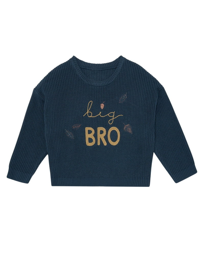 Modern Moments by Gerber Sibling Matching Sweater, Sizes 0/3 Months - 5T | Walmart (US)