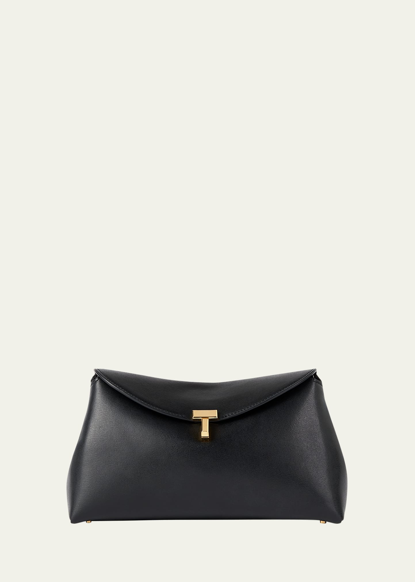 Toteme T-Lock Clutch in Palmellata Leather | Bergdorf Goodman