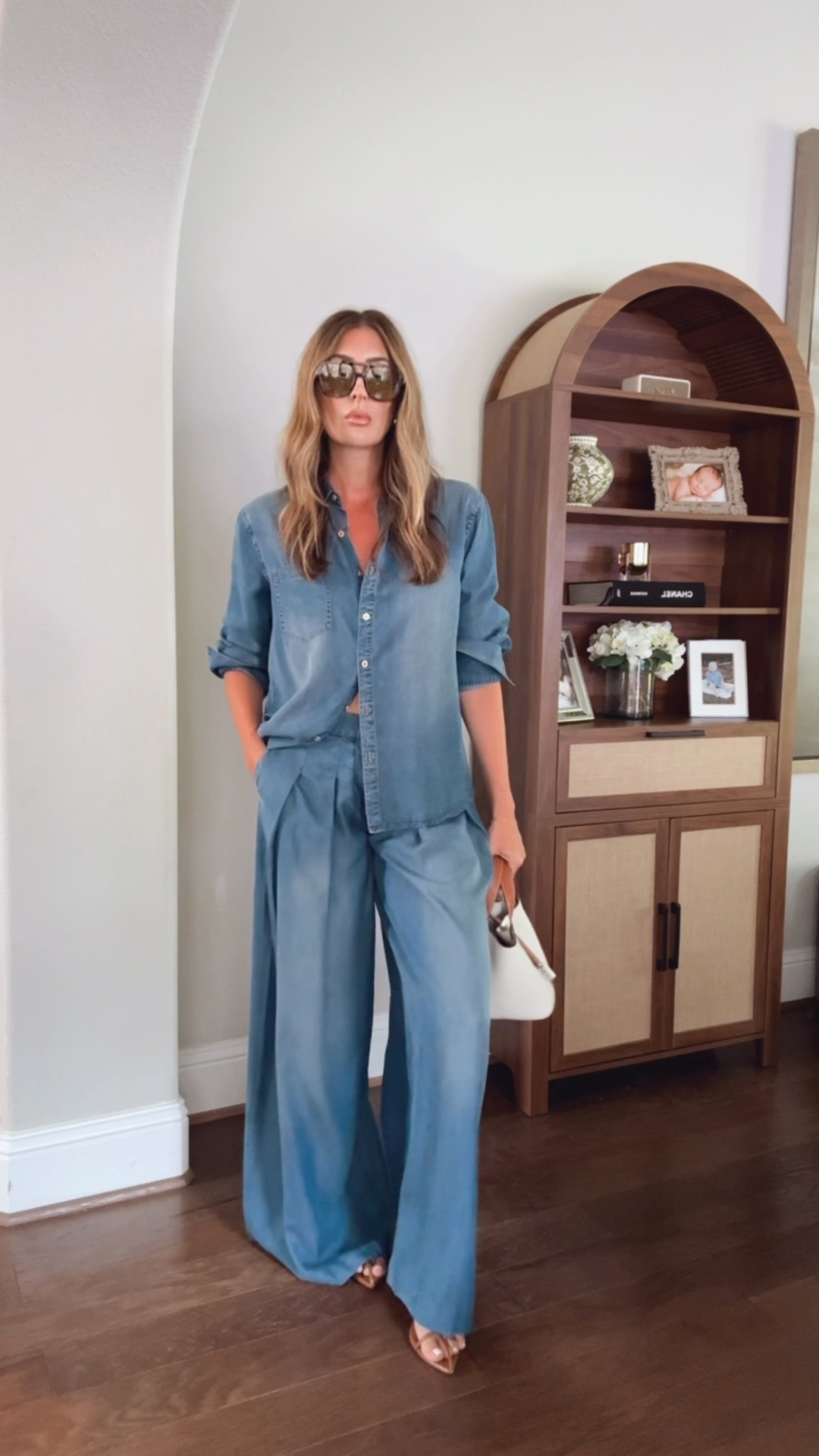 Medium in top, size 26 in pants