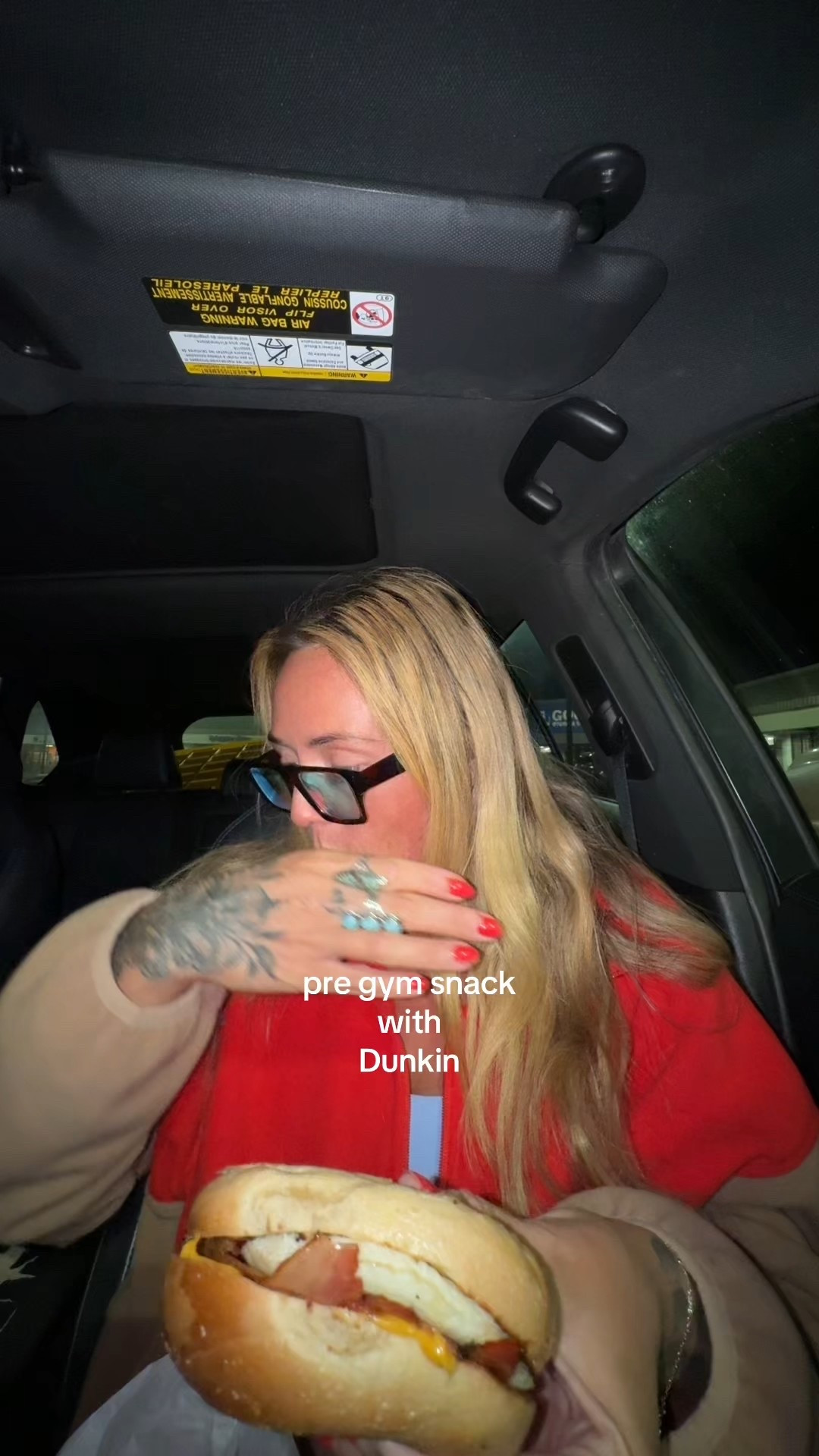 pre gym Dunkin snack 🩷🧡

#LTKActive #LTKfoodie #LTKselfcare