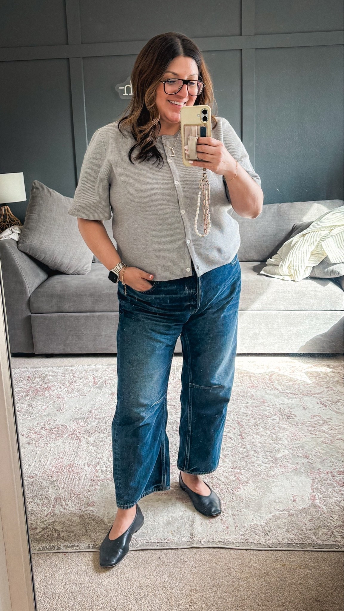 Today’s ootd:
Amazon sweater top - XL
Madewell barrel leg jeans - 32
Madewell ballet flats

#LTKOver40 #LTKMidsize #LTKSaleAlert