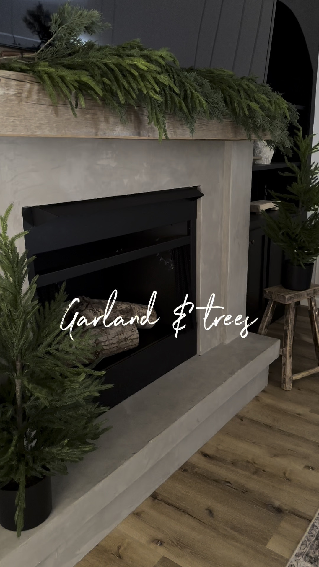 25% off today using code HOLIDAY25 — I used Norfolk pine and cedar garland mixed. Afloral garland and trees for Christmas! 

#LTKVideo #LTKHome #LTKSeasonal