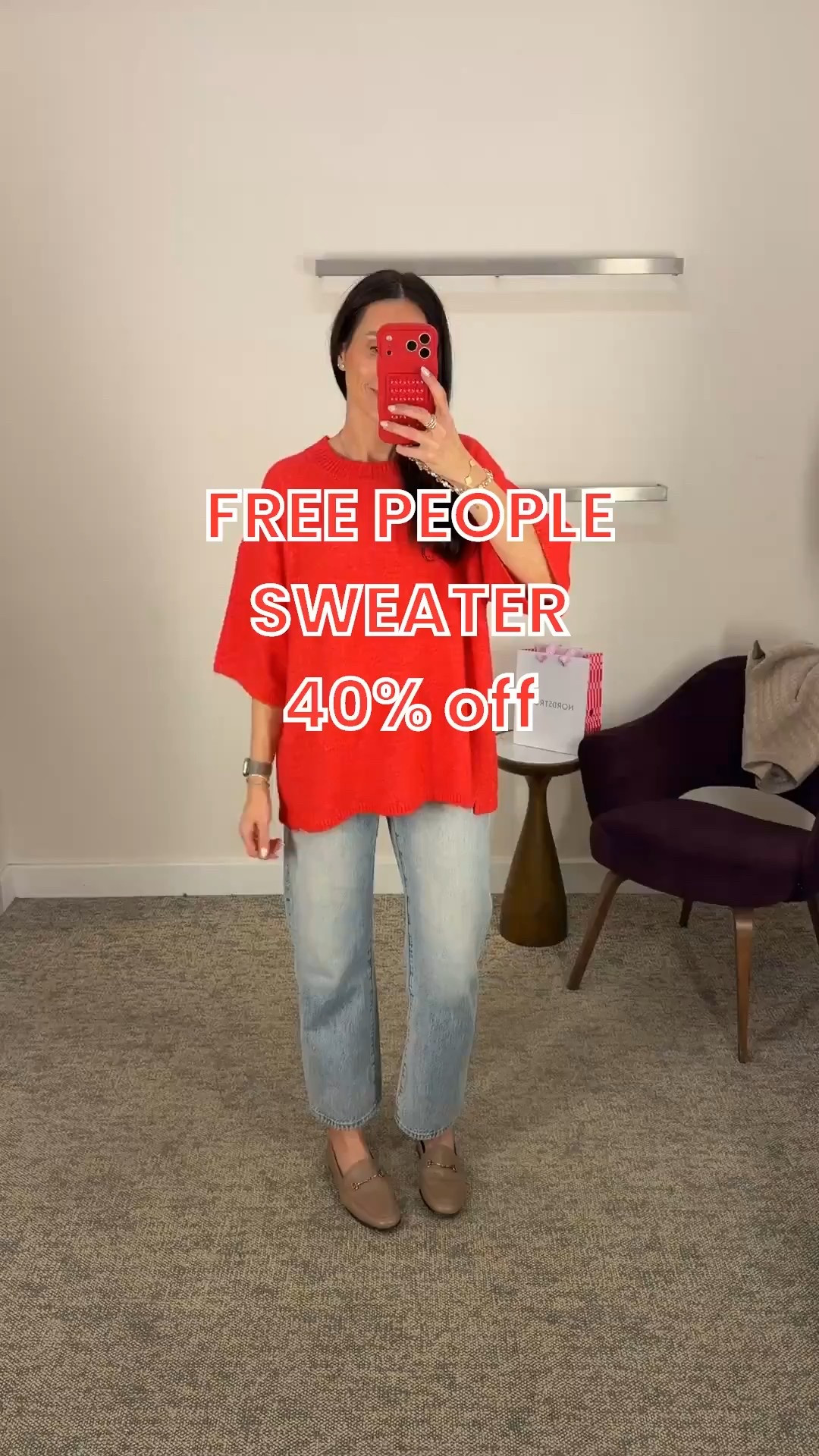Free People sweater 40% off.

free people sale, nordstrom sale, red sweater, oversized sweater, annabrstyle

#LTKOver40 #LTKSaleAlert