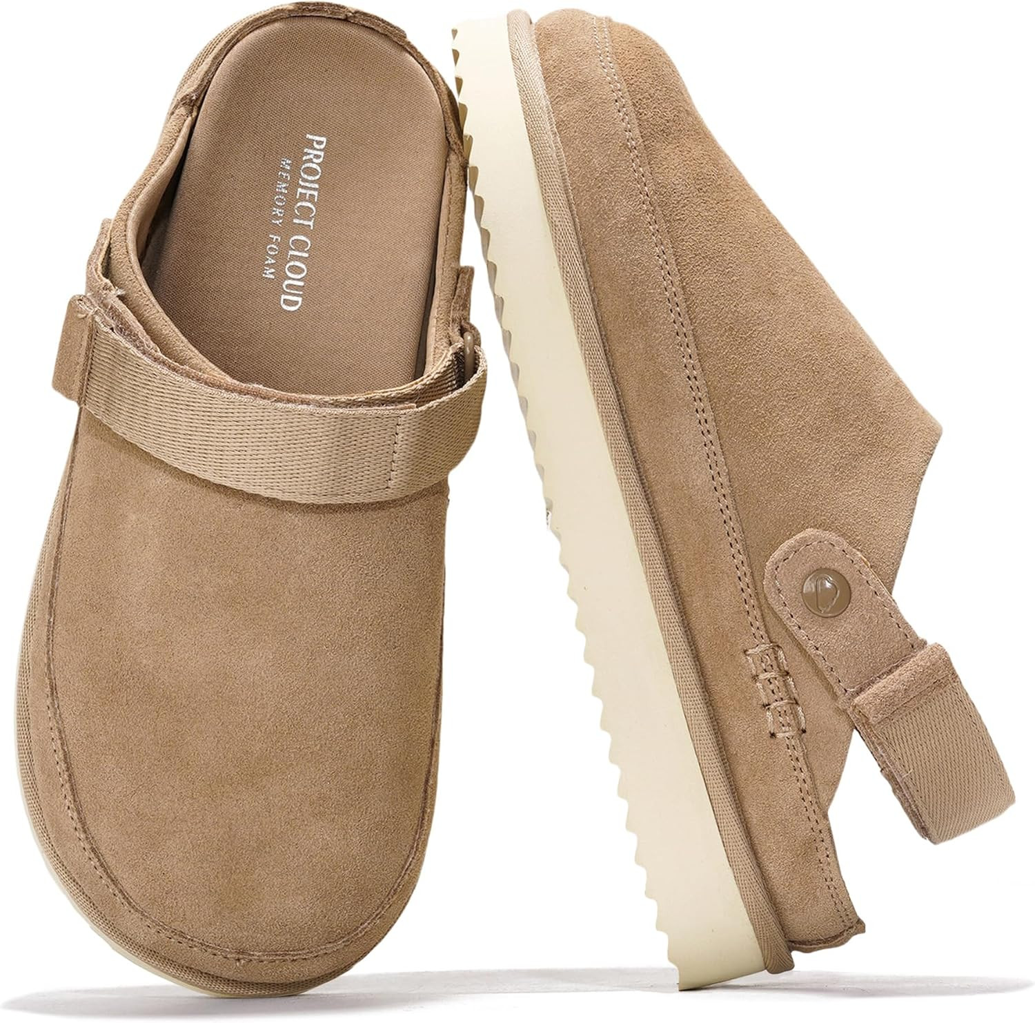 100% Genuine Leather Platform Mule Clogs for Women - Fall Shoes for Women | Amazon (US)