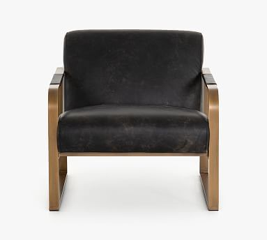 Crestview Leather Armchair | Pottery Barn (US)