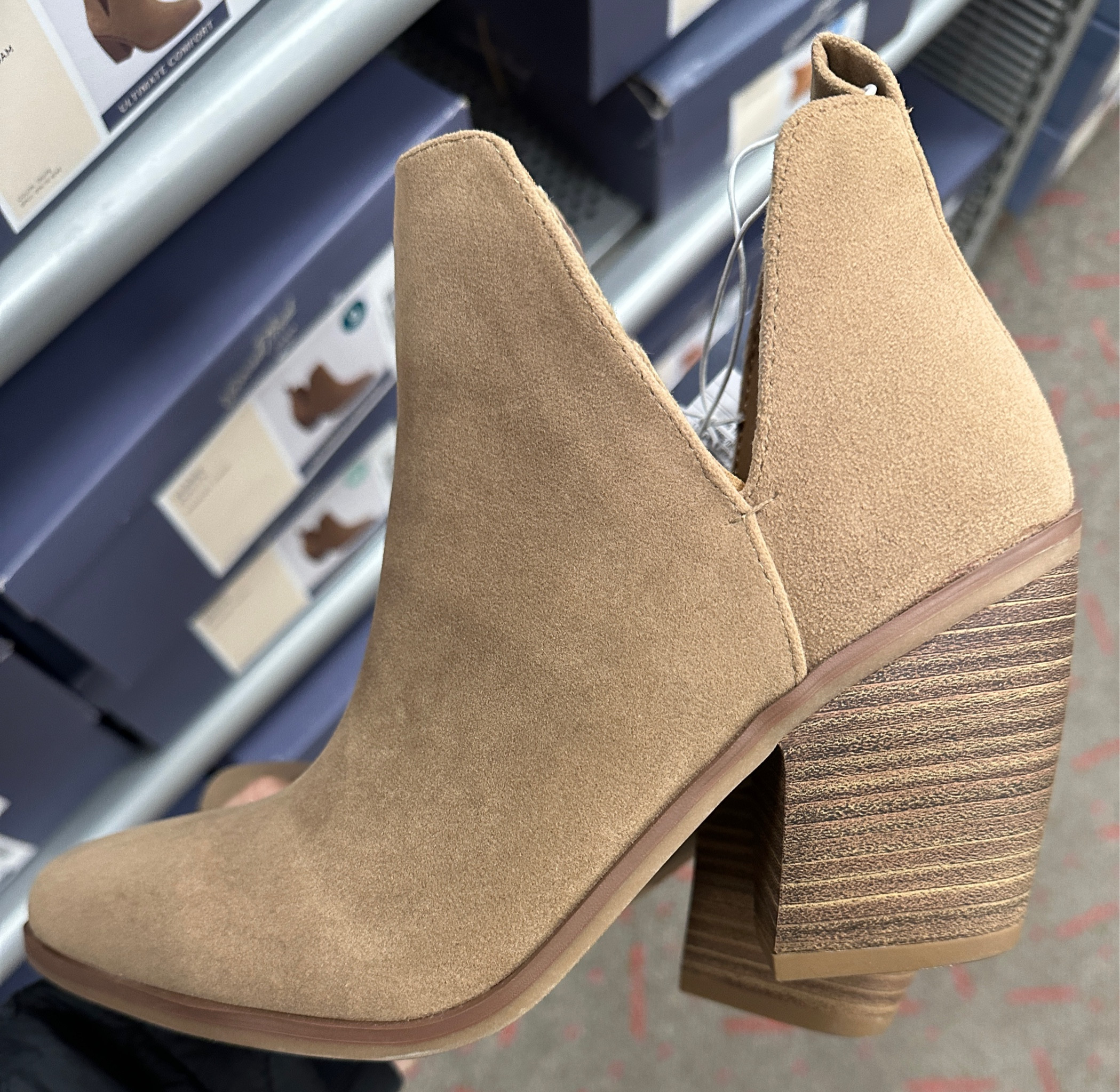 Target fall boots are SO cute this season! Love these pointed toe notch ankle boots with block heel. Come in black and brown. Ankle boots. Fall booties. Western boots. Fall outfits. Mom style. 

#LTKshoecrush #LTKfindsunder50 #LTKSeasonal