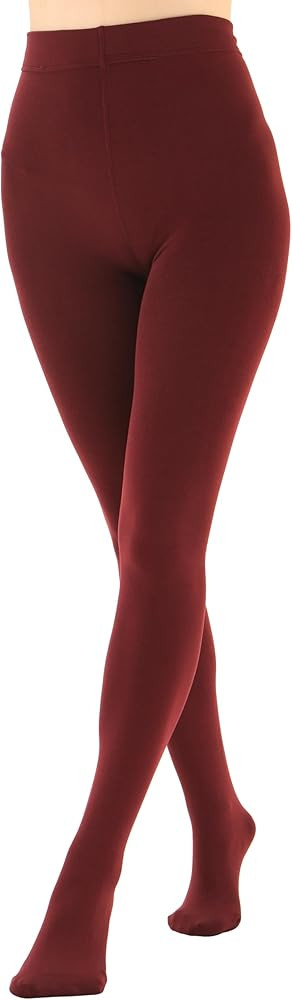 EVERSWE Women's Opaque Fleece Lined Tights, Thermal Tights | Amazon (US)