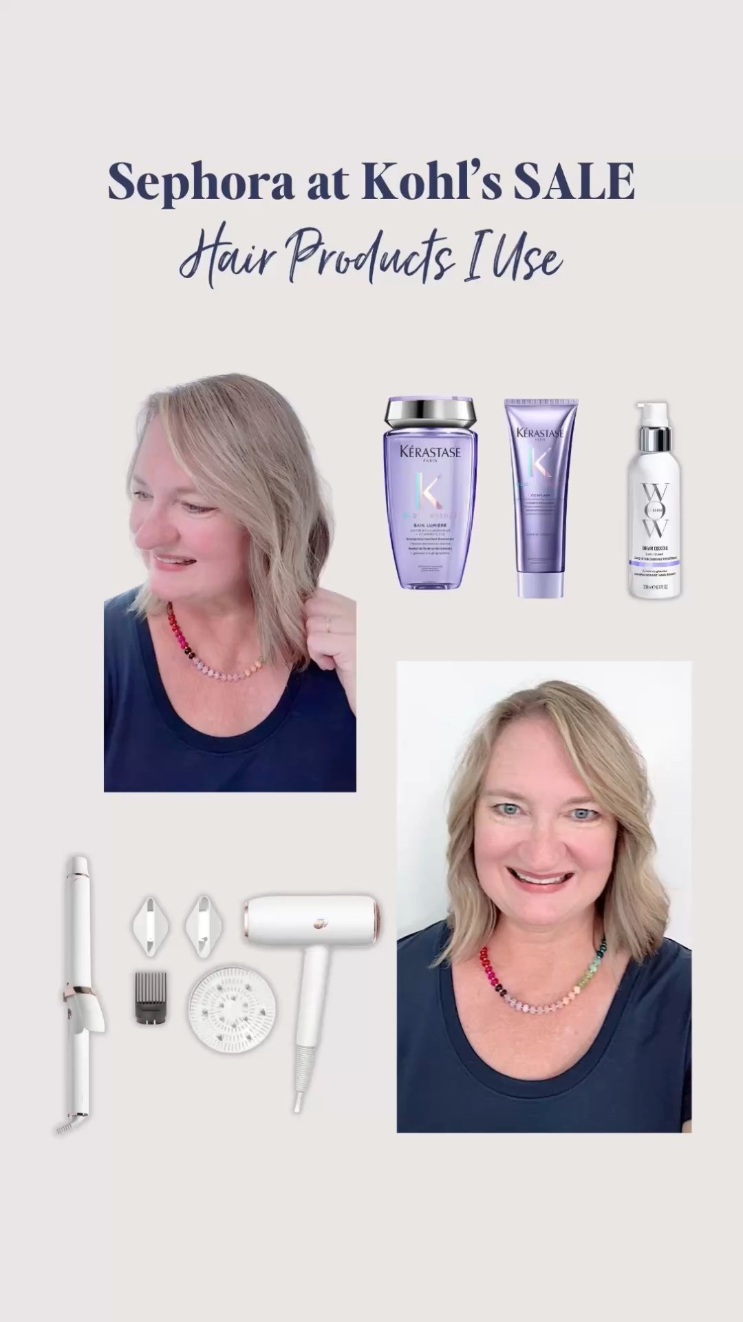Sephora at Kohl's Major Summer Deaqls SALE! 🎉 Shop the hair products I use, plus favorite beauty products.  @kohls @sephora #kohls #kohlspartner #sephoraatkohls 

 