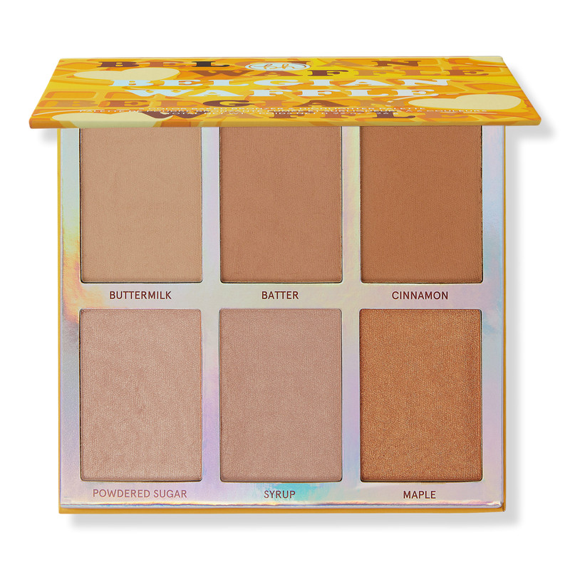 BH Cosmetics Weekend Vibes Belgian Waffle 6 Color Baked Bronzer & Highlighter Palette | Ulta Beau... | Ulta
