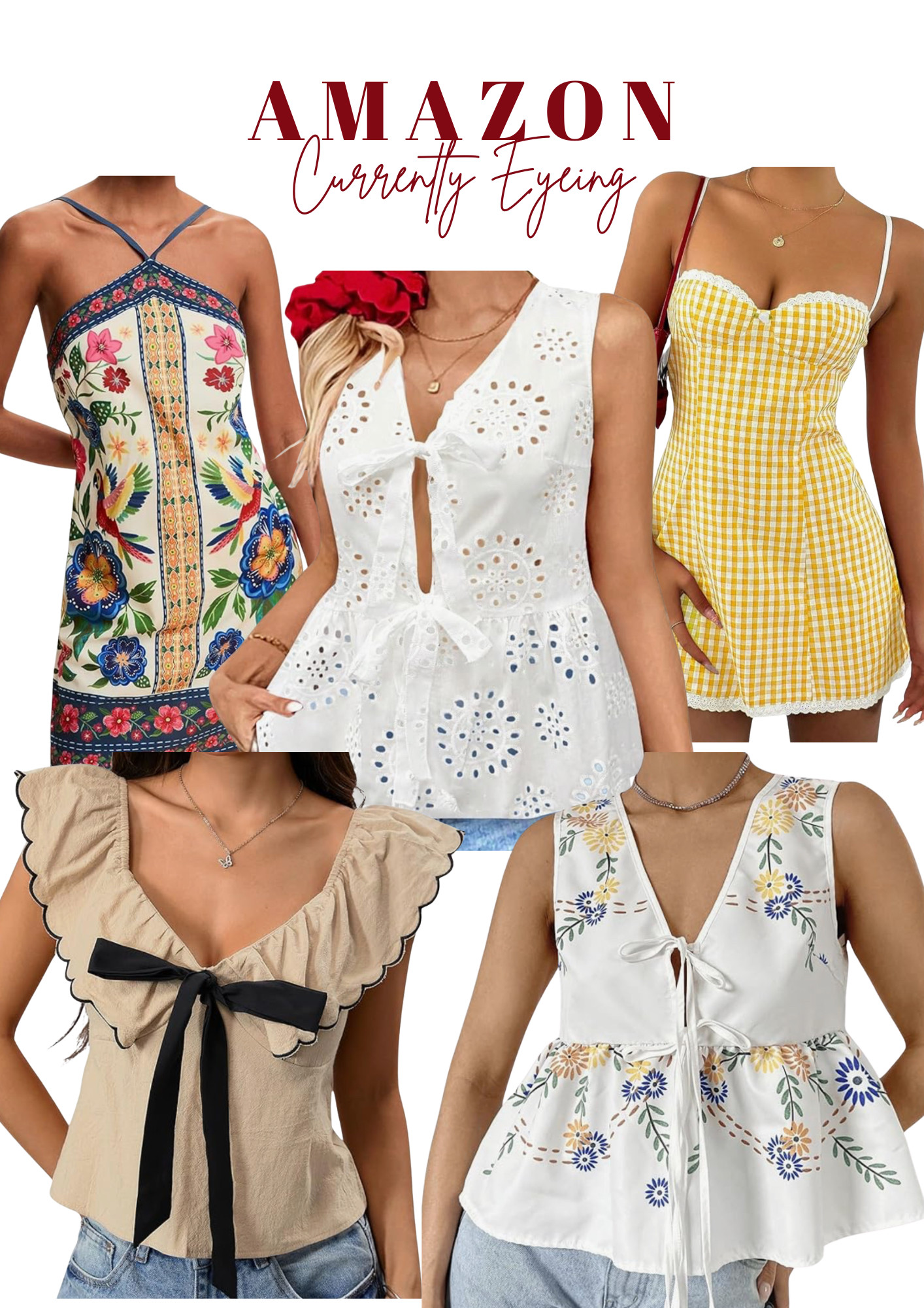 I love all these cute amazon finds summer tops and dresses! 

 #LTKMothersDay