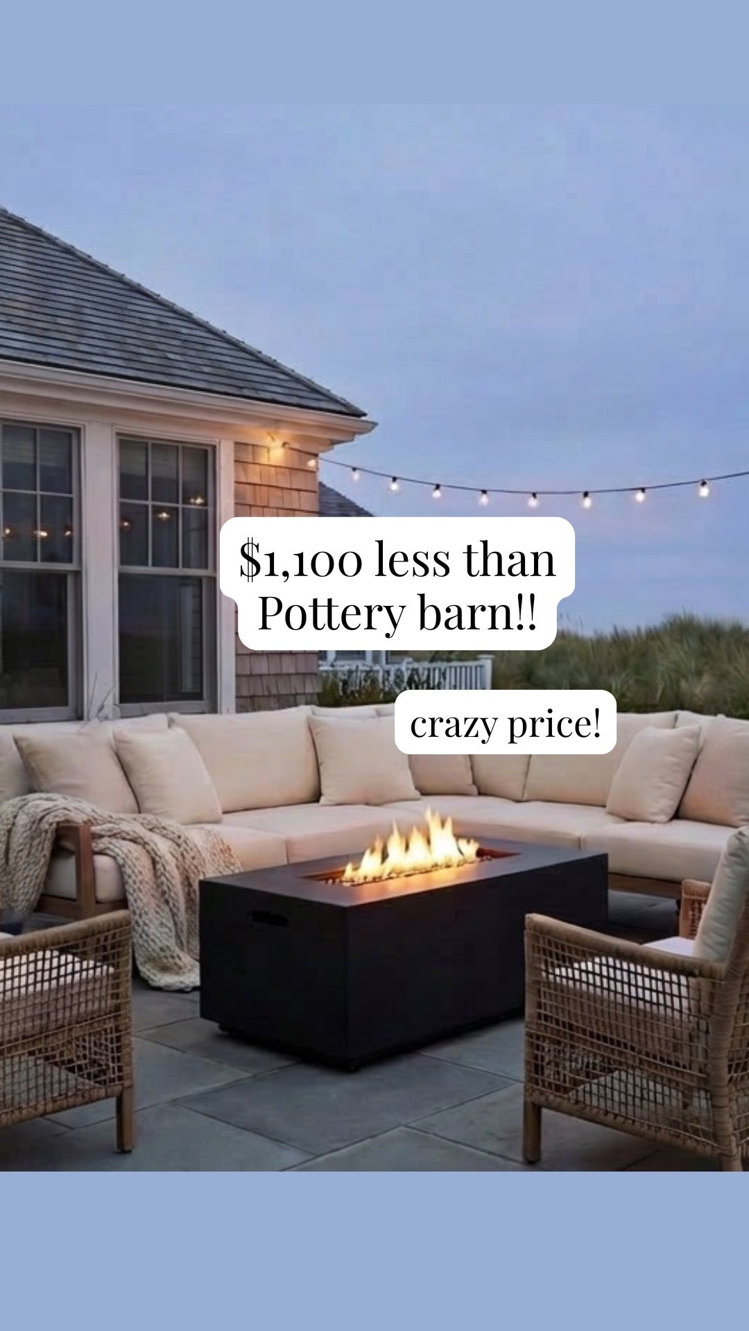 This fireplace is an unreal deal!