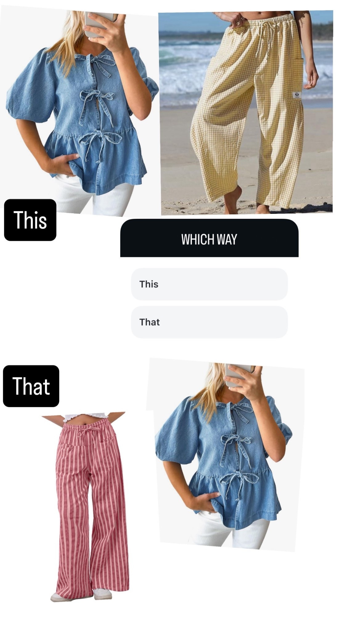 Tell me this or that of both 😂

#LTKootd #LTKSpringSale #LTKMidsize