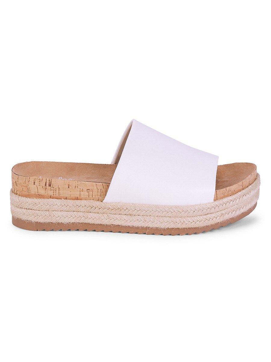 Charles David Women's Bustle Espadrille Platform Slides - Nude - Size 10 Sandals | Saks Fifth Avenue OFF 5TH