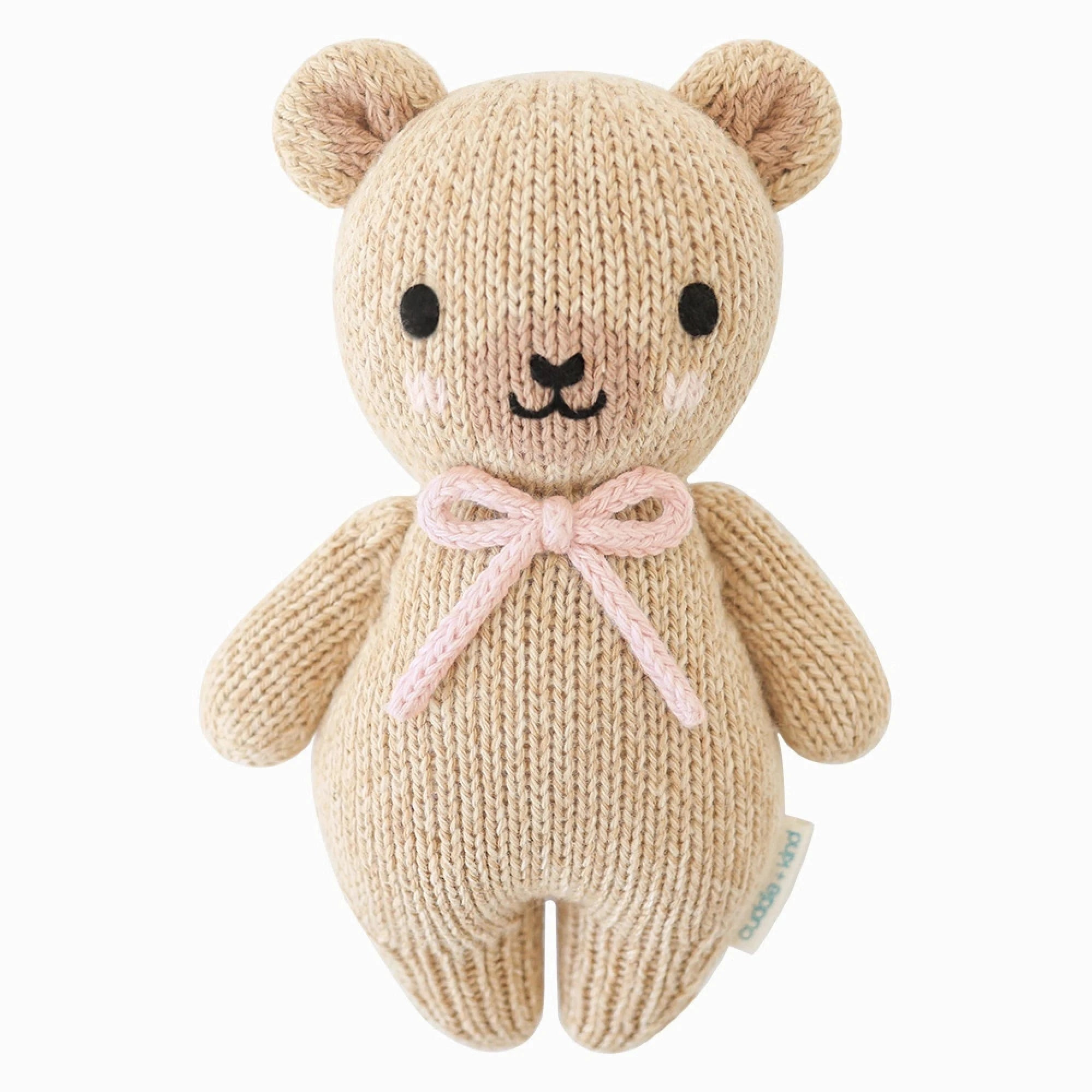 Baby Honey Bear - Blush Bow | The Horseshoe Crab