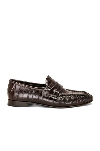 The Row Soft Loafer in Brown - Brown. Size 35.5 (also in 42). | FWRD 