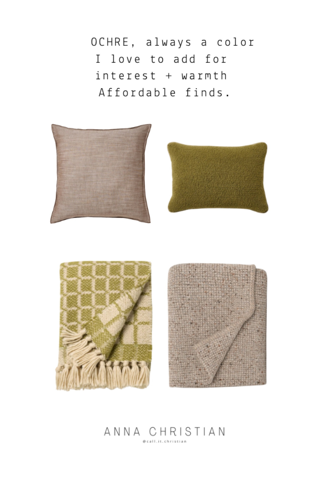 Fall Home, stay classy.
Swap out a throw or pillow- ochre is always a fav. color of mine! 

Affordable choices here. 🖤

Minimal. Simplified. Modern. Warm. Organic Home. 

#LTKHome #LTKFindsUnder50