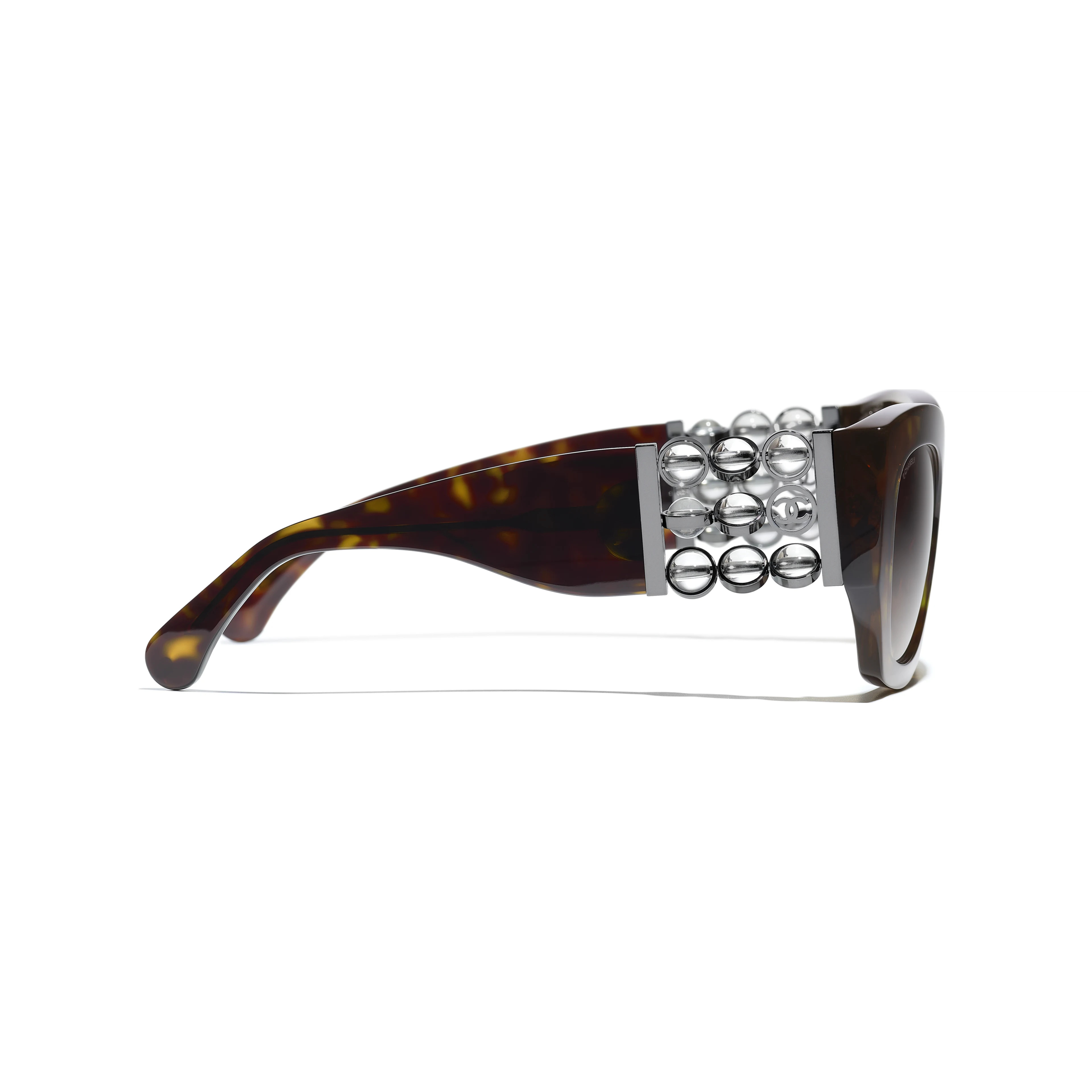 CHANEL Sunglasses: Butterfly Sunglasses, acetate & glass pearls — Fashion | CHANEL | Chanel, Inc. (US)