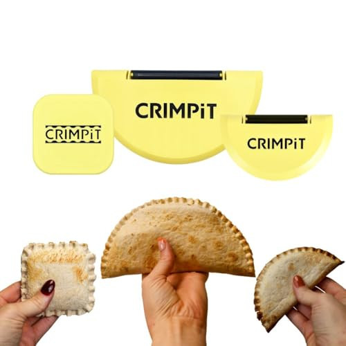 CRIMPiT Tortilla + Sandwich Bundle - Large & Small Tortilla Sealers + Sandwich Sealer - For 10-12” & 6” Flour Tortillas and Sandwich Bread | Perfect for Air Fryers | Manufactured in UK & USA | Amazon (US)