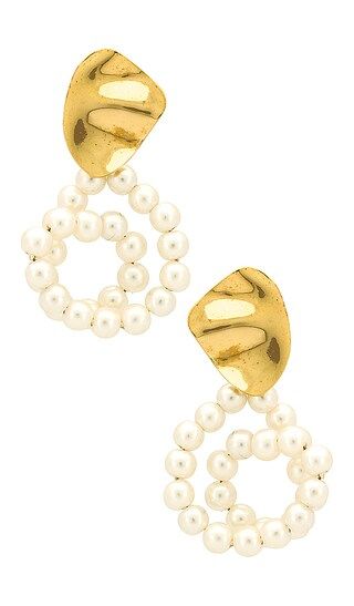 Natalie Earrings in Gold | Revolve Clothing (Global)