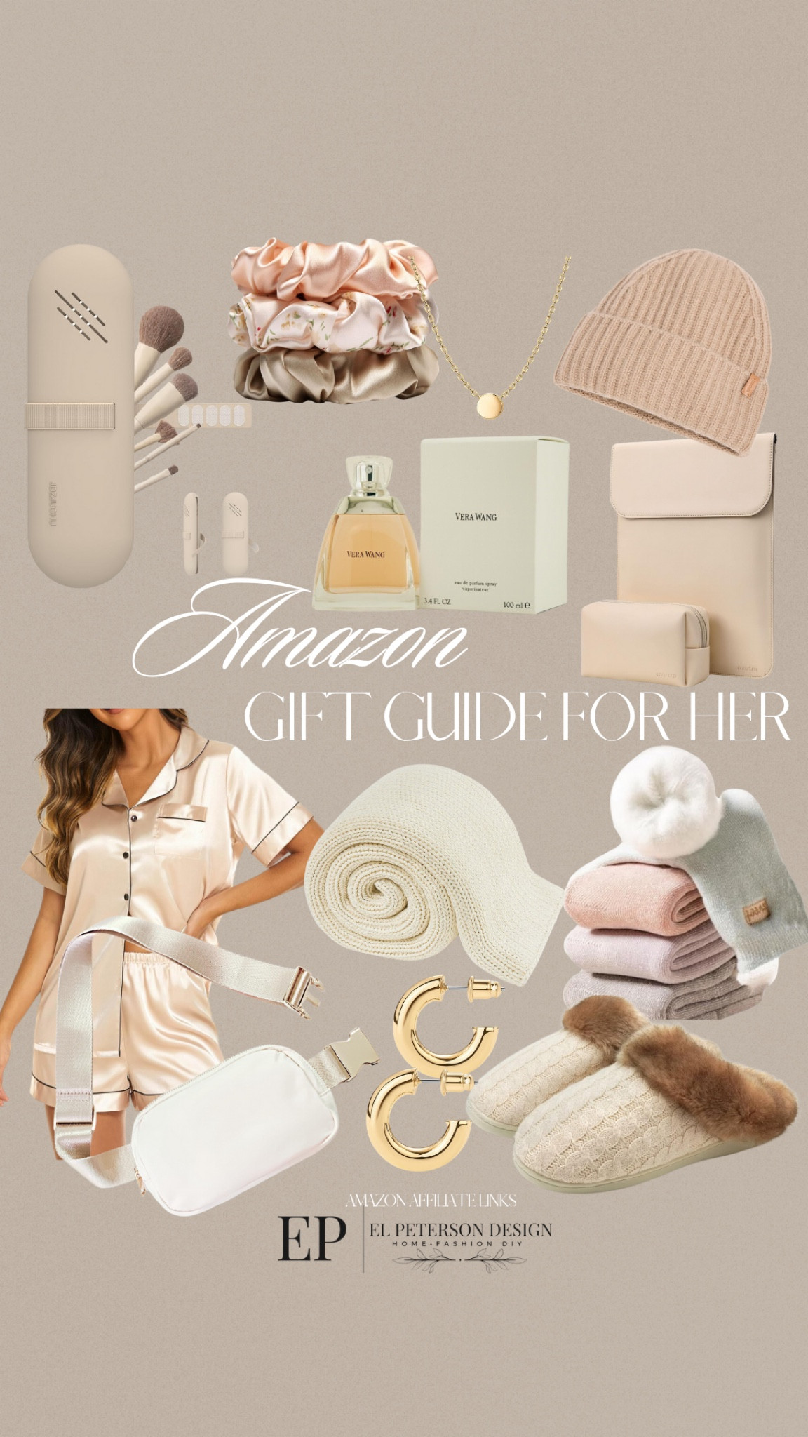 Amazon Gift Guide for Her
Slippers
Makeup brush holder
Pjs
Blanket
Socks
Earrings
Perfume
Beanie
Slippers
Belt bag
Hair scrunchies 


#LTKHome #LTKGiftGuide