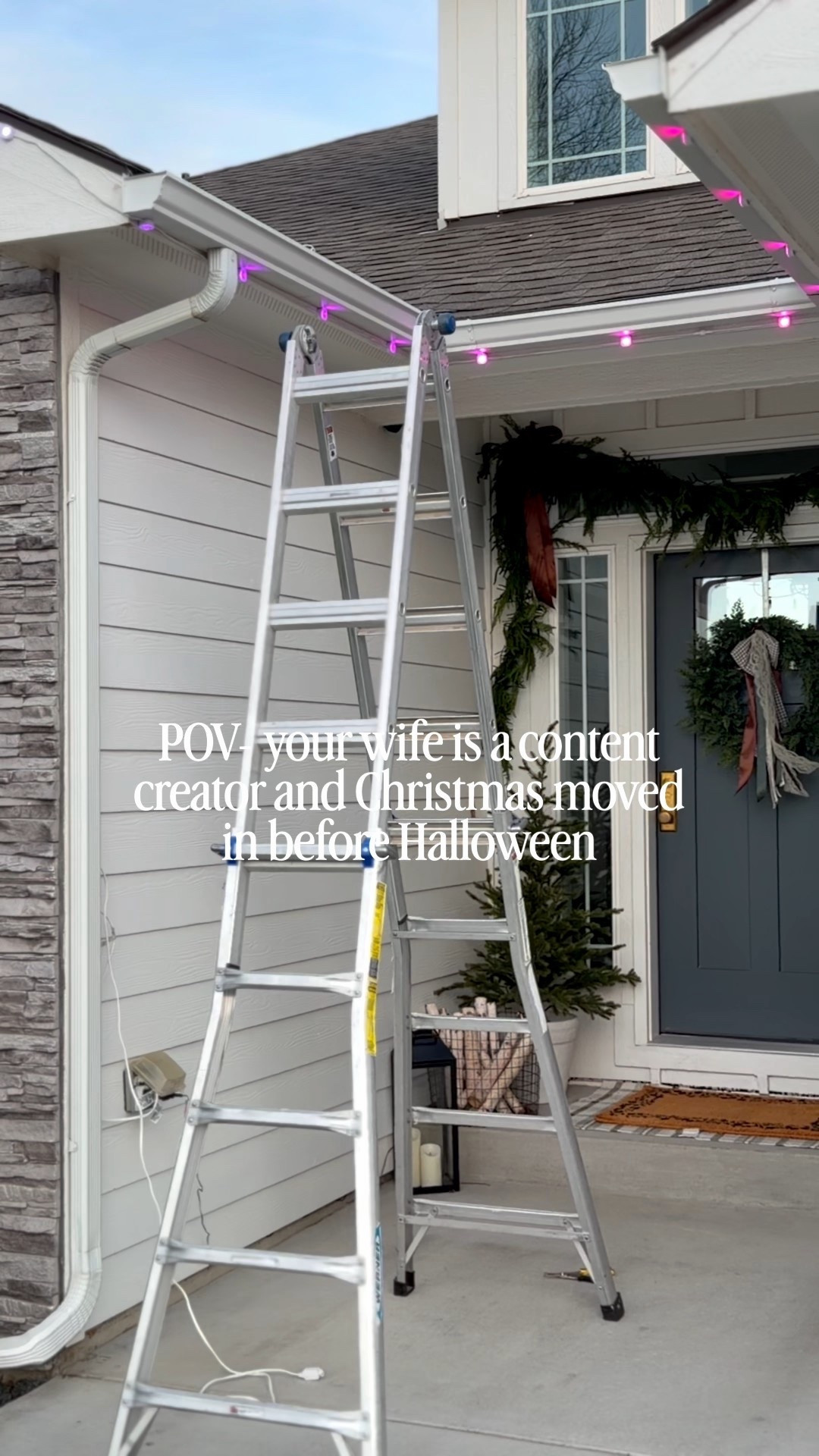 What can I say, we do what we do. We finally invested in some good outdoor lights and we are both soexcited!

#LTKOver40 #LTKHoliday #LTKstorytime