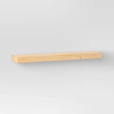 36" Floating Wood Shelf - Threshold™ | Target