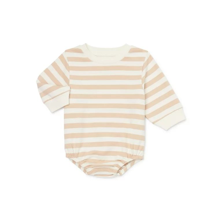 easy-peasy Baby Long Sleeve Sweatshirt Bodysuit, Sizes 0-24 Months | Walmart (US)