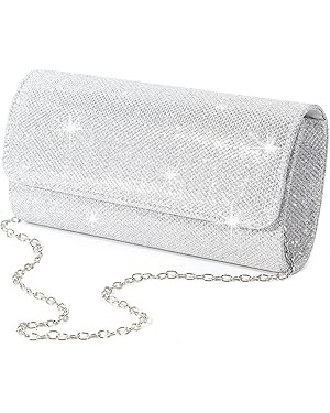 lovyoCoCo Evening Bag Clutch Purses for Women Ladies Sparkling Party Handbag Wedding Bag | Amazon (US)
