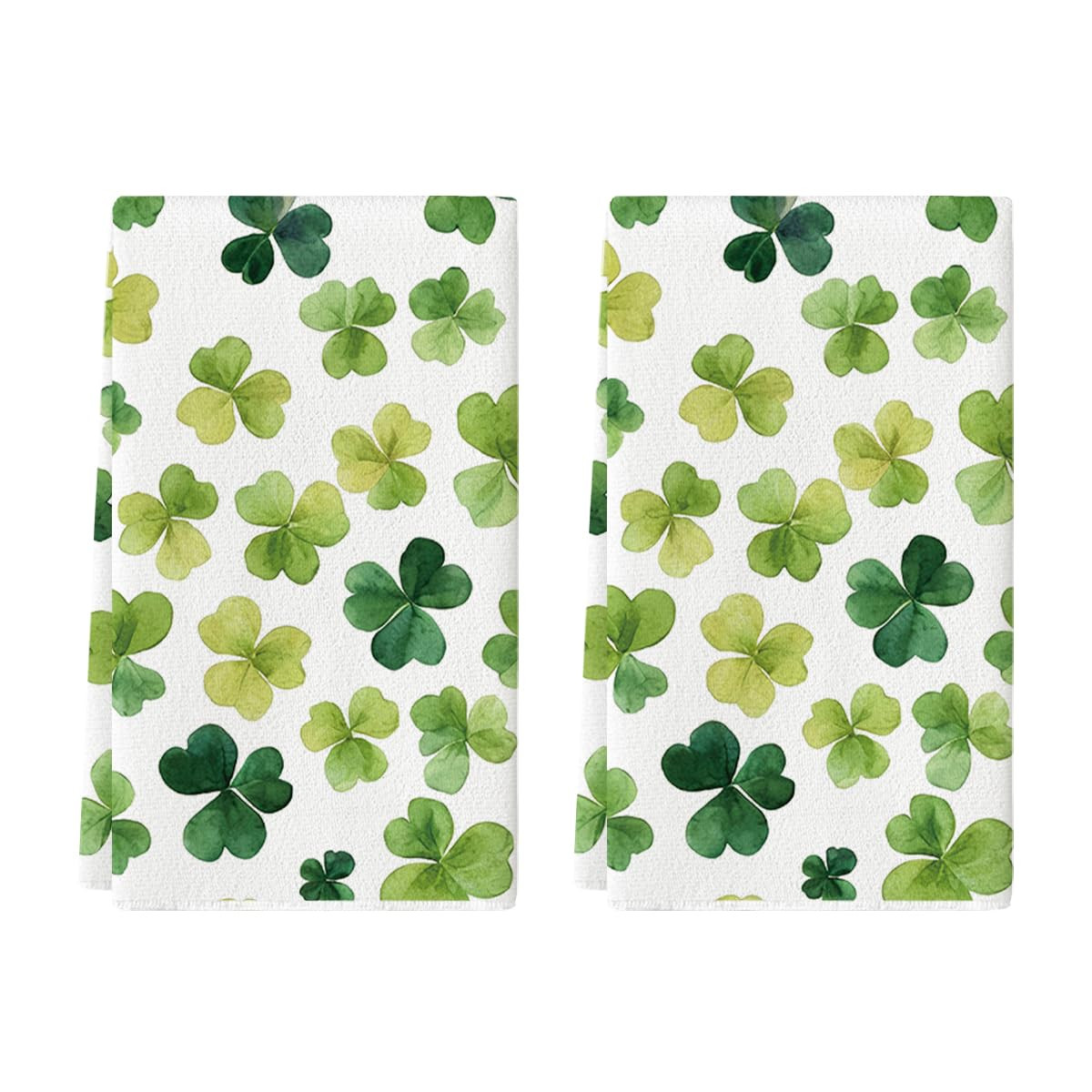 Artoid Mode Beige Shamrocks St. Patrick's Day Kitchen Towels Dish Towels, 18x26 Inch Seasonal Spr... | Amazon (US)