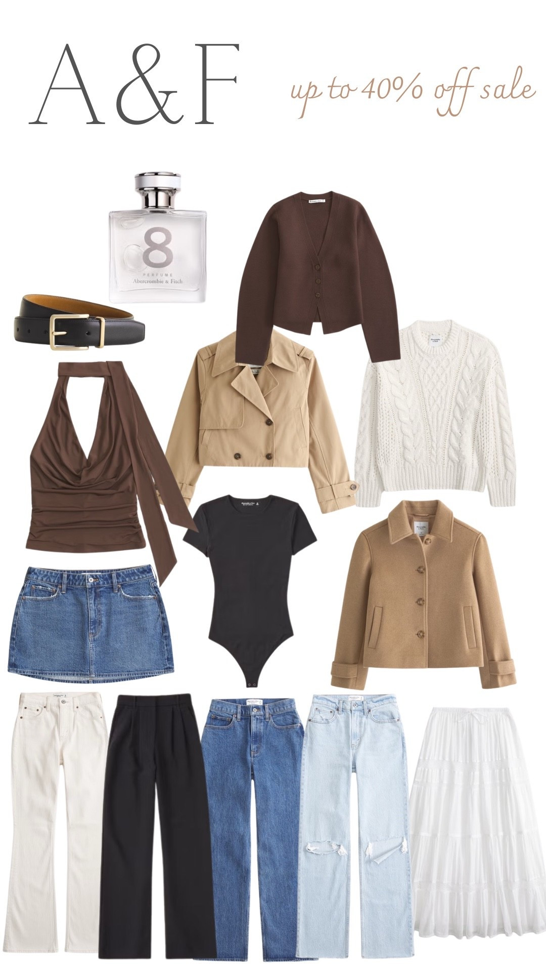 Abercrombie sale
Up to 40% off everything 



#LTKSeasonal #LTKFallSale #LTKSaleAlert