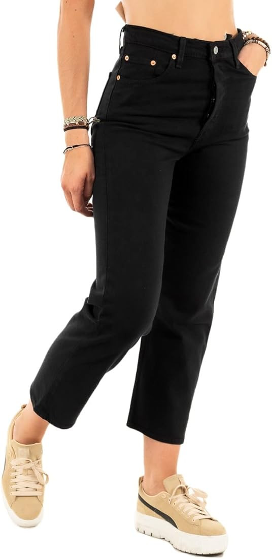 Levi's Women's Ribcage Straight Ankle Jeans | Amazon (UK)