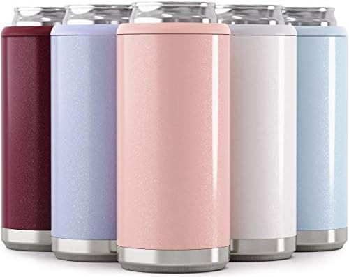 Maars Skinny Can Cooler for Slim Beer & Hard Seltzer | Stainless Steel 12oz Koozy Sleeve, Double ... | Amazon (US)